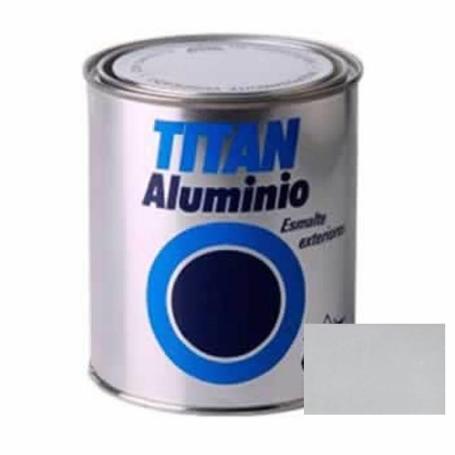 ESMALTE ALUMINIO EXTERIORES TITAN 750ML