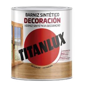 BARNIZ SINTETICO MATE TITANLUX 750ML INTERIOR/EXTERIOR M12