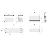 CONECTOR OVVO FIJO 1240 12X51(2 JUEGOS) PARA TABLEROS DE 19MM KITS 1000 KITS TIPO FIJO (CAJA 2)