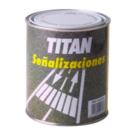 PINTURA SEÑALIZ.VIAL AMARILL.TITAN 750ML