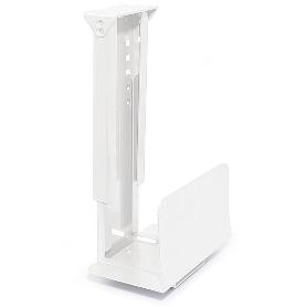 SOPORTE VERTICAL P/CPU 340-540MM BLANCO MONTAJE BAJO LA TAPA DE LA MESA.