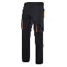 PANTALON STRETCH MULTIBOLSILLO BICOLOR TALLA EUROPEA TALLA 46 ROPA BICOLOR NEGRO NARANJA