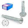 CAJA TORNILLO BROCA CABEZA ALOMADA DIN 7504-N CINCADO LARG.R/CHAPA 13MM Ø ROSCA CHAPA 4.2MM