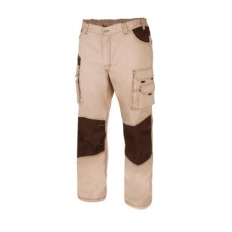 PANTALON REFORZADO CANVAS MULTIBOLSILLO BICOLOR VARIOS COLORES TALLA S-XXL TALLA L ROPA BICOLOR BEIGE NEGRO