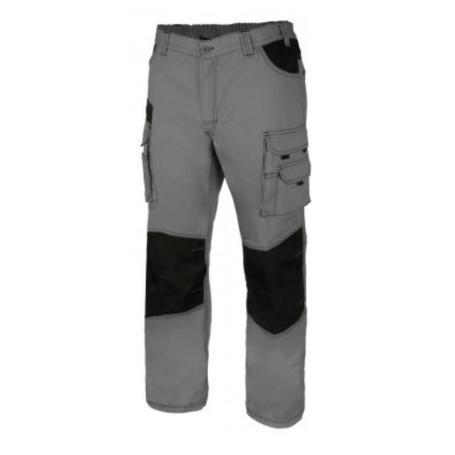 PANTALON REFORZADO CANVAS MULTIBOLSILLO BICOLOR VARIOS COLORES TALLA S-XXL TALLA XXL ROPA BICOLOR GRIS NEGRO