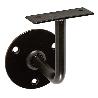 SOPORTE PASAMANOS RUSTICO D65 NEGRO