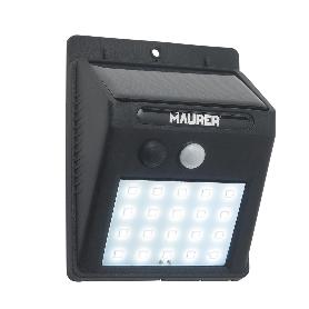 APLIQUE FOCO SOLAR LED EXTERIOR IP65, 200 LUMENES, SENSOR MOVIMIENTO Y CREPUSCULAR, FOCO LED BATERIA, FOCO SOLAR BA