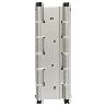 BISAGRA DOBLE ACCION VAIVEN U5914 PLATA MEDIDAS 180X133X4MM.