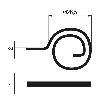 MUELLE MANIVELA 2 X 1MM 1424