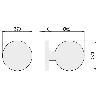 POMO PUERTA BOLA OPACIO Ø70 INOXIDABLE