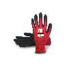 GUANTE NYLON ROJO PALMA NITRILO FOAM NEGRO WG500 TALLA 7-10 T/GUANTE TALLA M-8