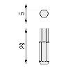 CAJA 5 PUNTAS 1/4 TORSION TY SW5-29 RJ