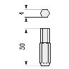 CAJA 5 PUNTAS 1/4 TORSION T SW4-50 AZL