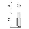 CAJA 5 PUNTAS 1/4 TORSION T SW6-25 AZL