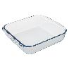 FUENTE HORNO CRISTAL BOROSILICATO CUADRADA 1,1L. 20,7X20,7 CM. IDEAL MECLAS, ENSALADAS, POSTRES, COCINA, RESPOSTERI