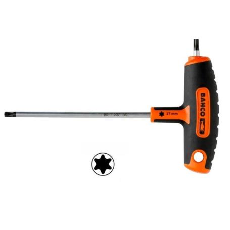 LLAVE TORX MANGO EN T BAHCO MED.TORX T-20