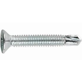 TORNILLO BROCA PVC-50 ZINCADO LARG.R/CHAPA 16MM METRICA M-4 (CAJA 1000)