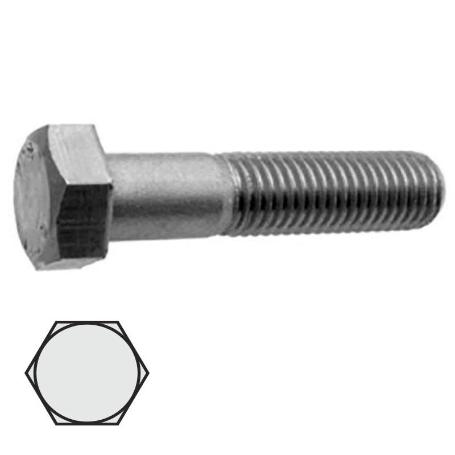 TORNILLO CABEZA HEXAGONAL DIN 931 CALIDAD 8.8 ZINCADO LARGO 120MM METRICA M-10