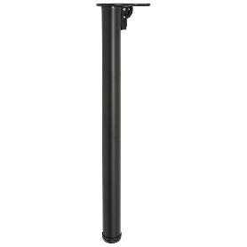 PATA MESA PLEGABLE Ø50 H710 NEGRO R9005