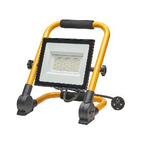 FOCO LED PLANO 30 WATT. LUZ BLANCA 4000º K IP 65 2400 LUMENES CON ASA DE TRANSPORTE, PROYECTOR LED CON ASA, FOCO LE