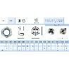 BOX TUERCA HEXAGONAL DIN 985 CINCADA METRICA M-8