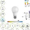 BOMBILLA LED ESTANDAR ROSCA E27. 9.5 WATT. EQUIVALE A 75 WATT. 1055 LUMENES. LUZ FRÍA (6500º K.)