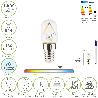 BOMBILLA LED FRIGORIFICO ROSCA E14. 1.5 WATT. EQUIVALE A 15 WATT. 136 LUMENES. LUZ FRIA (6500º K.)