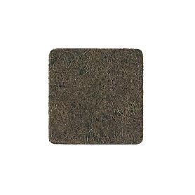 FIELTRO ADHESIVO CUADRADO C100 MARRON (6PCS)