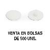 TAPA EMBUTIR INTRO.5 D11,5 BLANCO (500U) PARA TORNILLO ENSAMBLE Ø5 (HEXAGONO 3MM)