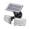 APLIQUE SOLAR LED DOBLE CON SENSOR DE MOVIMIENTO / CREPUSCULAR 450 LUMENES. PROTECCIÓN IP65