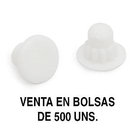 TAPA MINA AG.5MM BLANCO (500U)