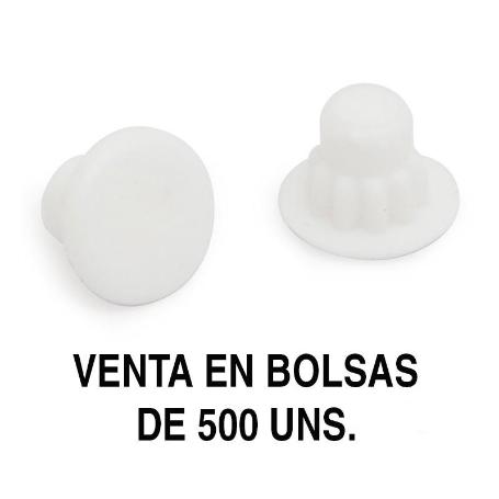 TAPA MINA AG.5MM BLANCO (500U)