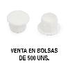 TAPA MINA AG.10MM BLANCO (500U)