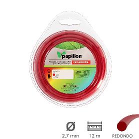 HILO NYLON DESBROZADORAS REDONDO PROFESIONAL Ø 2,7 MM. ROLLO 12 METROS. HILO NYLON CORTE DESBROZADORES HIERBA, JARD