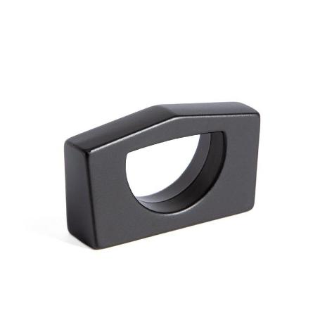 POMO ZAMAK MODELO MACA ACABADO NEGRO MATE MEDIDAS 32MM.