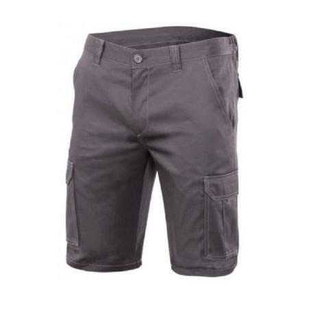 BERMUDA MULTIBOLSILLOS STRETCH GRIS TALLA 34-60 TALLA EUROPEA TALLA 34