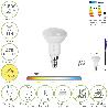 BOMBILLA LED REFLECTANTE ROSCA E14. 4,9 WATT. EQUIVALE A 35 WATT. 470 LUMENES. LUZ CÁLIDA (3000º K.)