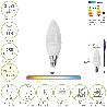 BOMBILLA LED VELA E14. 2,5 WATT. EQUIVALE A 20 WATT. 250 LUMENES. LUZ NEUTRA 4.000º K.