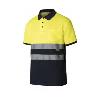 POLO ALTA VISIBILIDAD MANGA CORTA BICOLOR 55% ALGODON VARIOS COLORES TALLAS S-XXL TALLA XL ALTA VISIBILID AMRILLO M