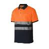 POLO ALTA VISIBILIDAD MANGA CORTA BICOLOR 55% ALGODON VARIOS COLORES TALLAS S-XXL TALLA S ALTA VISIBILID NRNJA NARI