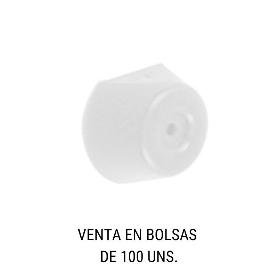 SOPORTE ESTANTE MEDIO PUNTO BLANCO (100U)