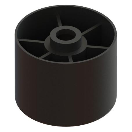 PATA PLASTICO TIKA D44 H35 NEGRO NO APRETAR EL TORNILLO DEMASIADO