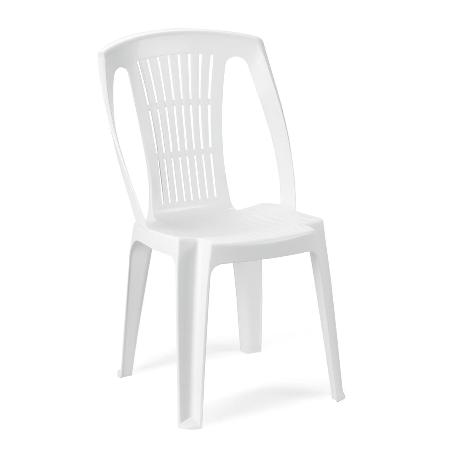 SILLA RESINA MONOBLOC STELLA SIN BRAZOS STELLA BLANCO