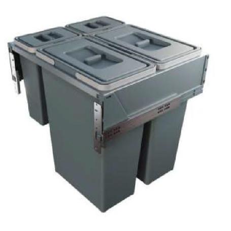 CUBO BASURA BLOCK 2.0 M600 2X35 2X8L. AN