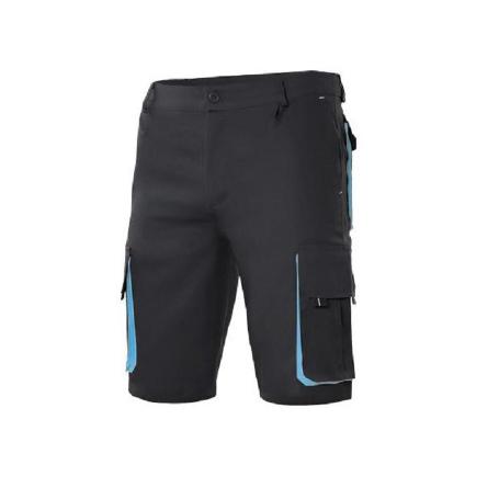 BERMUDA BICOLOR ASTRO NEGRO/CELESTE TALLA EUROPEA TALLA 38