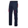 PANTALÓN BICOLOR STRETCH NEGRO-ROJO TALLA EUROPEA TALLA 44