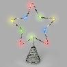 GUIRNALDA ADORNO LUCES NAVIDAD ESTRELLA ARBOL NAVIDAD LUZ MULTICOLOR. 10 LEDS. USO INTERNO PROTECCIÓN IP20. 2 BATER