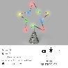 GUIRNALDA ADORNO LUCES NAVIDAD ESTRELLA ARBOL NAVIDAD LUZ MULTICOLOR. 10 LEDS. USO INTERNO PROTECCIÓN IP20. 2 BATER