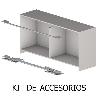 KIT ACCESORIOS PARA SLIDER S10 BAJO FLEX MEDIDA MUEBLE 988 - 1115