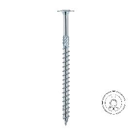 TORNILLO PÉRGOLA CON ARANDELA TORX ACABADO ZINCADO LARGO 80MM